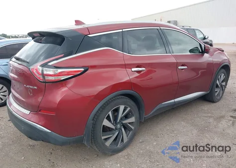 2018 Nissan Murano Platinum from USA, damaged, VIN 5N1AZ2MG8JN126023